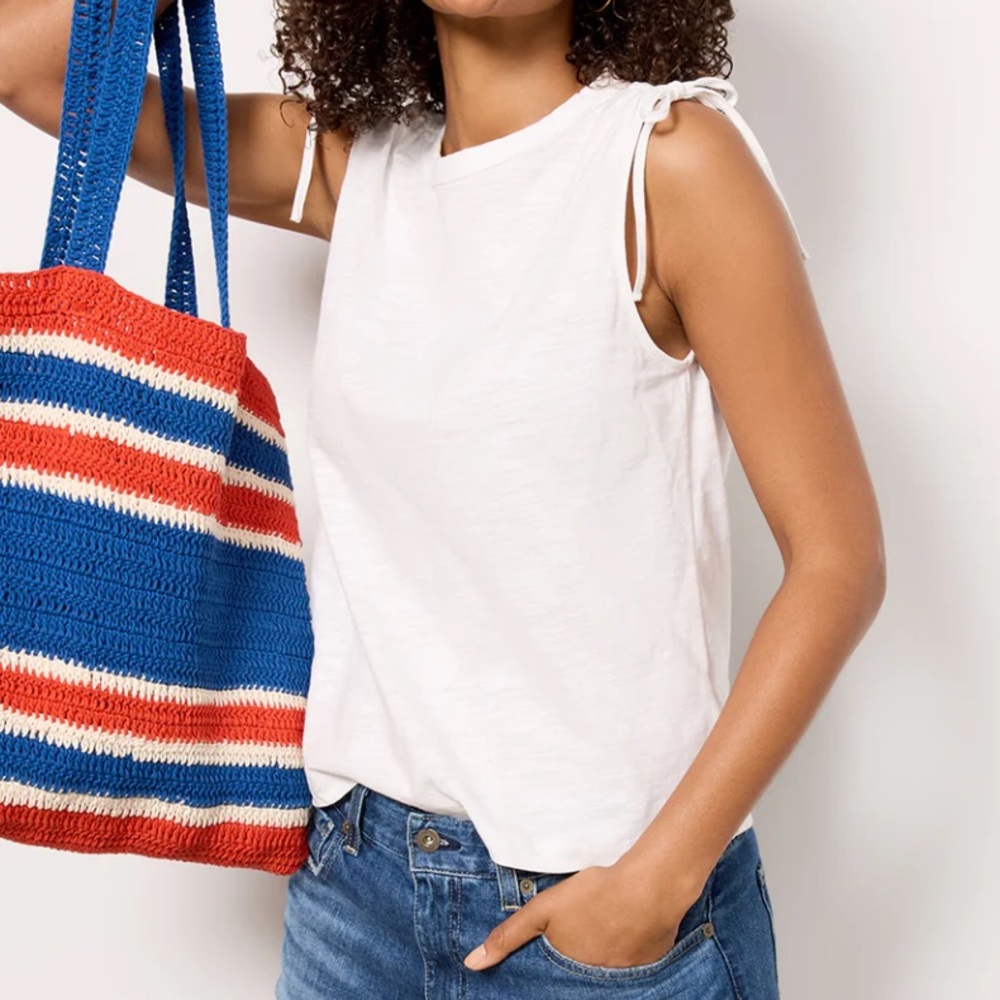 Evereve Vivian tie shoulder tank